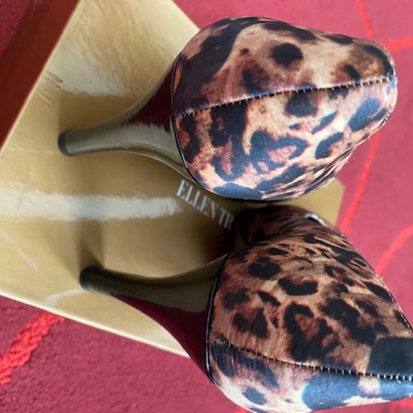 Ellen Tracy Animal Print Pump (NWOT) - Picture 5 of 9